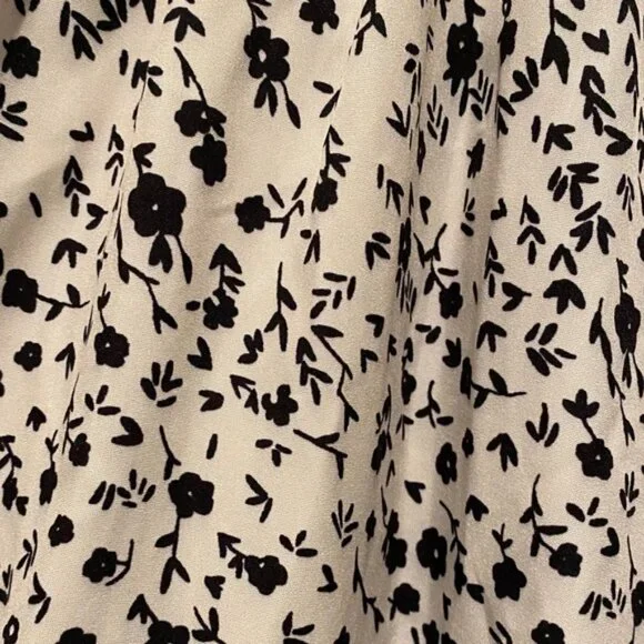 Black and White Maxi Skirt - Picture 5 of 7